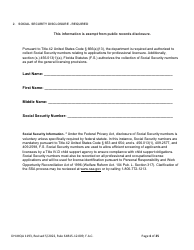 Form DH-MQA1193 Application for Osteopathic Medical Faculty Certificate - Florida, Page 4