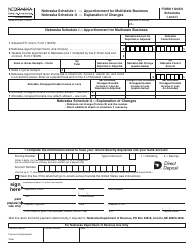Form 1120XN Amended Nebraska Corporation Income Tax Return - Nebraska, Page 2