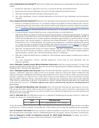 Form 1120XN Amended Nebraska Corporation Income Tax Return - Nebraska, Page 4