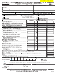 Document preview: Form 1120-XSN Amended Nebraska S Corporation Income Tax Return - Nebraska, 2023
