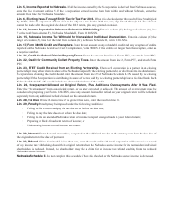 Form 1120-XSN Amended Nebraska S Corporation Income Tax Return - Nebraska, Page 5