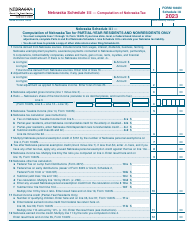 Form 1040N Schedule I, II, III #### - Nebraska, Page 3