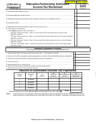 Form 1065N-ES Nebraska Partnership Estimated Income Tax Payment Vouchers - Nebraska, Page 3