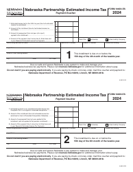 Form 1065N-ES Nebraska Partnership Estimated Income Tax Payment Vouchers - Nebraska, Page 4