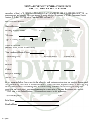 Licensed Shooting Preserve Application - Virginia, Page 7