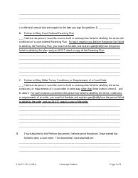 Form SCA-FC-251 Petition for Contempt - West Virginia, Page 2