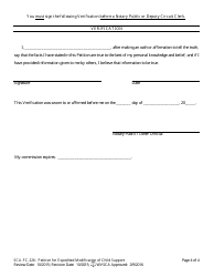 Form SCA-FC-226 Petition for Expedited Modification of Child Support - West Virginia, Page 4