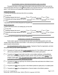 Form SCA-FC-121 Parenting Plan - West Virginia, Page 11