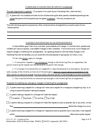 Form SCA-FC-121 Parenting Plan - West Virginia, Page 12