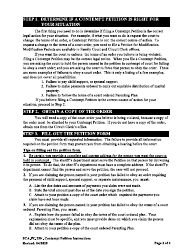 Instructions for Form SCA-FC-251 Petition for Contempt - West Virginia, Page 2