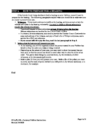 Instructions for Form SCA-FC-251 Petition for Contempt - West Virginia, Page 4