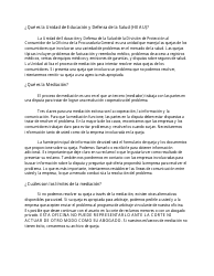 Formulario De Reclamaciones Del Consumidor - Maryland (Spanish), Page 3