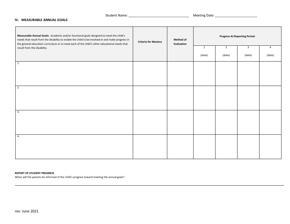 Individualized Education Program (Iep) - Georgia (United States), Page 6