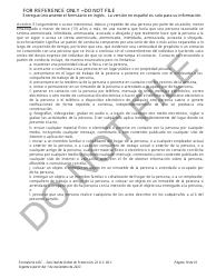 Solicitud De Orden De Proteccion - Oklahoma (Spanish), Page 10
