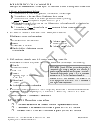 Solicitud De Orden De Proteccion - Oklahoma (Spanish), Page 2