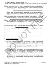 Solicitud De Orden De Proteccion - Oklahoma (Spanish), Page 6