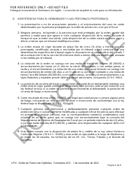 Orden De Proteccion - Oklahoma (Spanish), Page 6