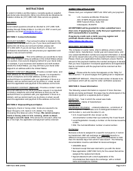 CBP Form 339V Annual User Fee Decal Request - Vessel, Page 3