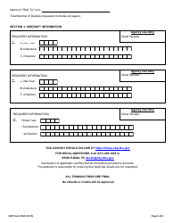 CBP Form 339A Annual User Fee Decal Request - Aircraft, Page 2