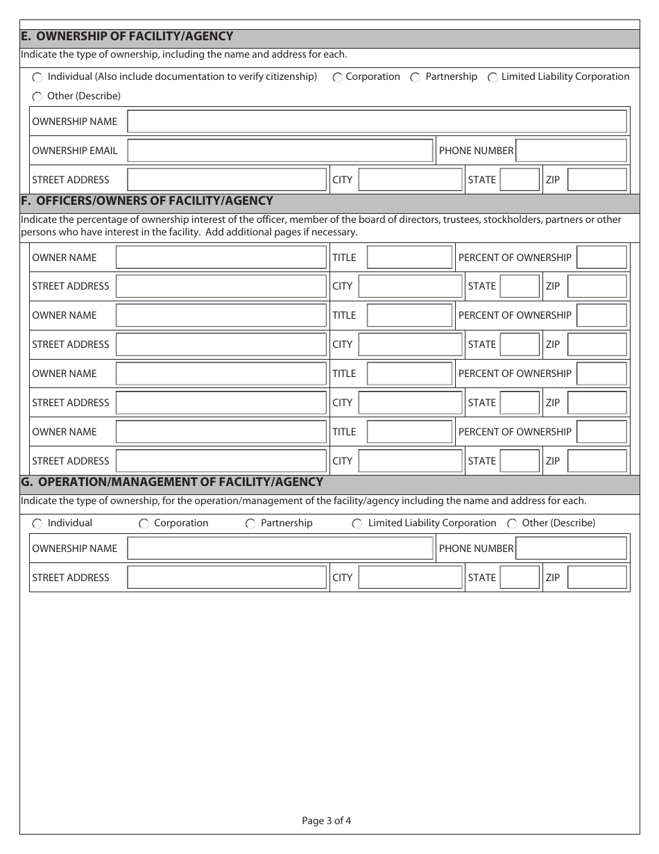 Request for Agency Action / License Application - Utah, Page 3