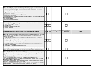 Residential Support Inspection Checklist - Utah, Page 11