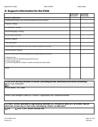 Children&#039;s Personal Care Services Intake Form - Vermont, Page 14