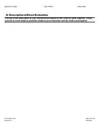 Children&#039;s Personal Care Services Intake Form - Vermont, Page 18