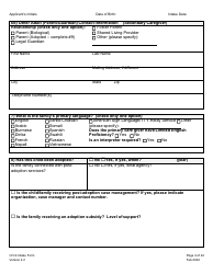 Children&#039;s Personal Care Services Intake Form - Vermont, Page 4