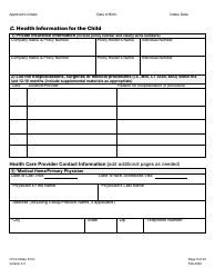 Children&#039;s Personal Care Services Intake Form - Vermont, Page 8