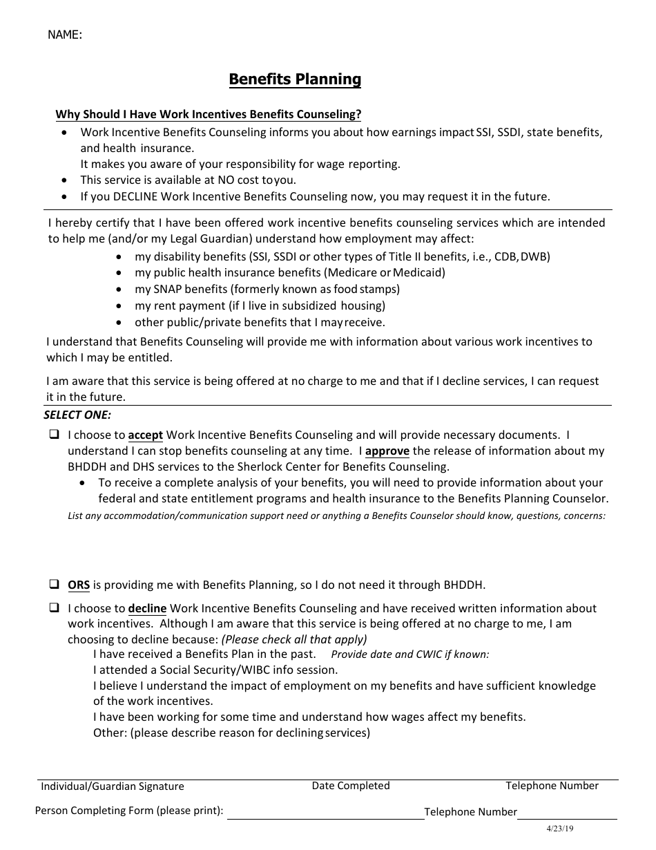 Variance Request Form - Integrated Day-Only Services - Rhode Island, Page 5