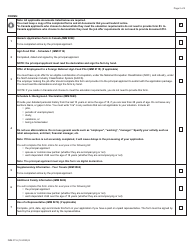 Form IMM0116 Document Checklist - Agri-Food Pilot - Canada, Page 2