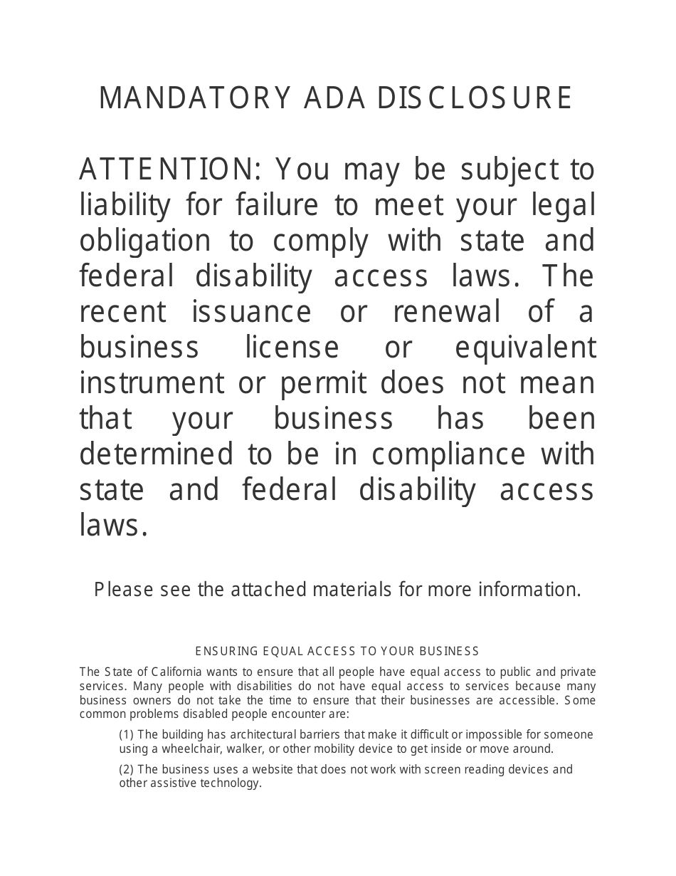 Application for Business License - Mono County, California, Page 4