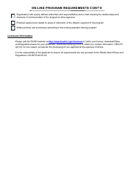 Application for License as a Nursing Assistant Training Program (Natp) - Rhode Island, Page 3