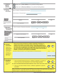 Application for License as a Medication Aide by Certification - Rhode Island, Page 4
