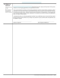 Application for License as a Medication Aide by Certification - Rhode Island, Page 5