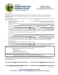 Document preview: Form BOAT-12 (SMCA-339) Boat Ownership and Location Change Form - County of San Mateo, California, 2024