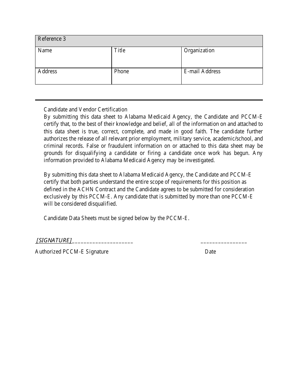 Alabama Key Personnel Resume Sheet - Fill Out, Sign Online and Download ...