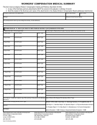 Document preview: Form 07-6103 Workers' Compensation Medical Summary - Alaska