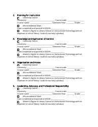 Library Media (K-12) Endorsement Application - Utah, Page 2