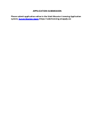 Secondary Biology 1 Endorsement Application - Utah, Page 4