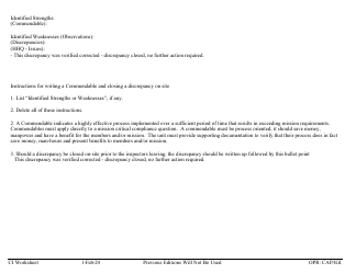 Form D-4 Ci Worksheet - Administration, Page 3