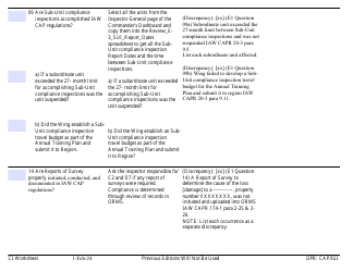 Form E-1 Ci Worksheet - Command, Page 3