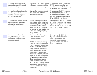 Form E-1 Ci Worksheet - Command, Page 4