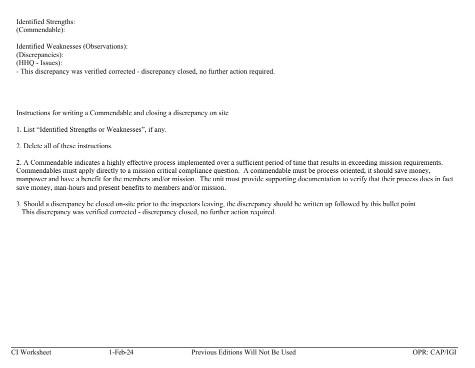 Form C-2 Ci Worksheet - Communications, Page 5