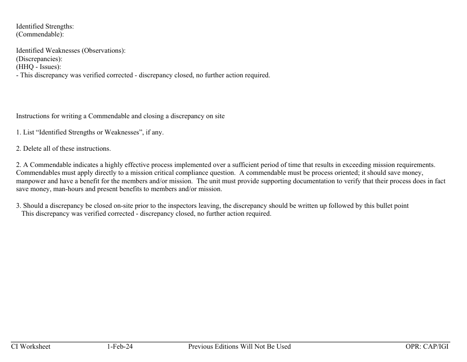 Form D-9 Ci Worksheet - Information Technology, Page 3