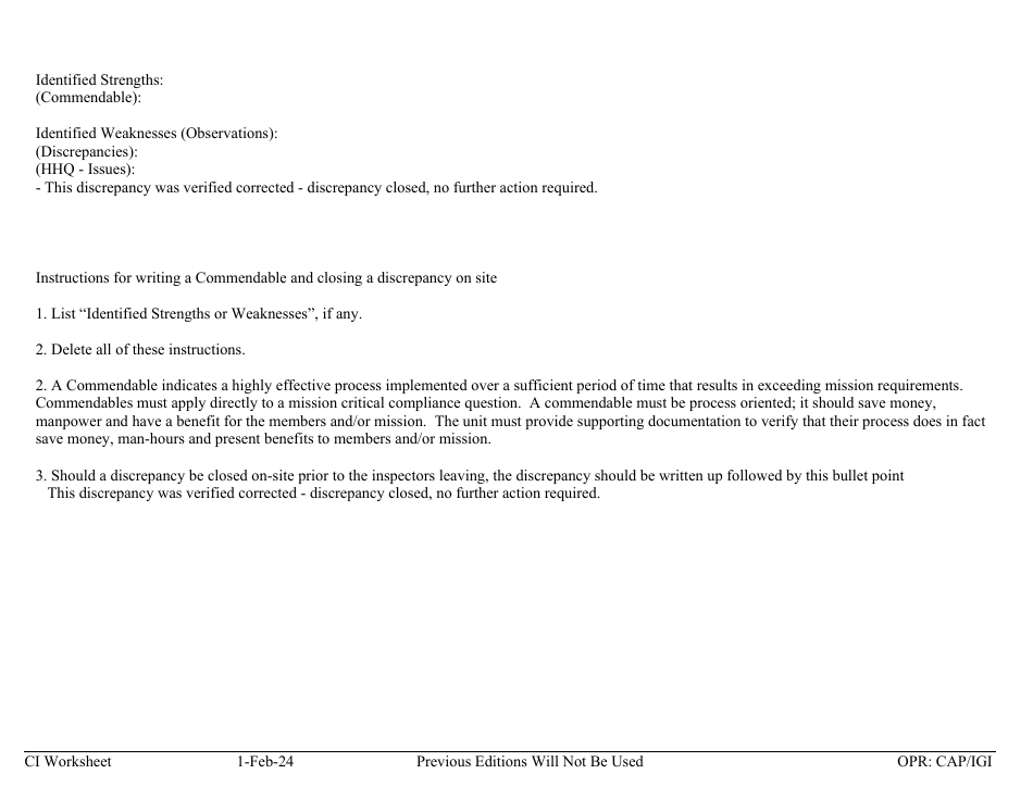 Form D-7 Ci Worksheet - Supply, Page 4