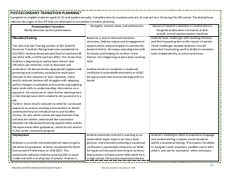 Sample Individualized Education Program (Iep) - High School Version - Massachusetts, Page 13