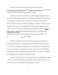 Judgment of Foreclosure and Sale - Queens County, New York, Page 3