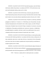 Judgment of Foreclosure and Sale - Queens County, New York, Page 5