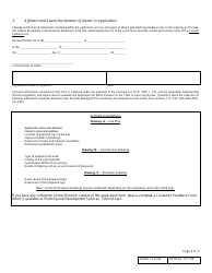Form PLD-032 Application for Minor Variance to the Town of Ajax Sign by-Law - Town of Ajax, Ontario, Canada, Page 3